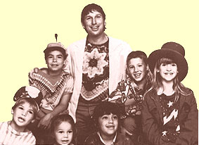 jim with his kids