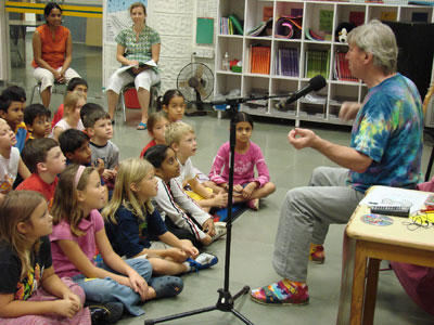 Jim teaching music